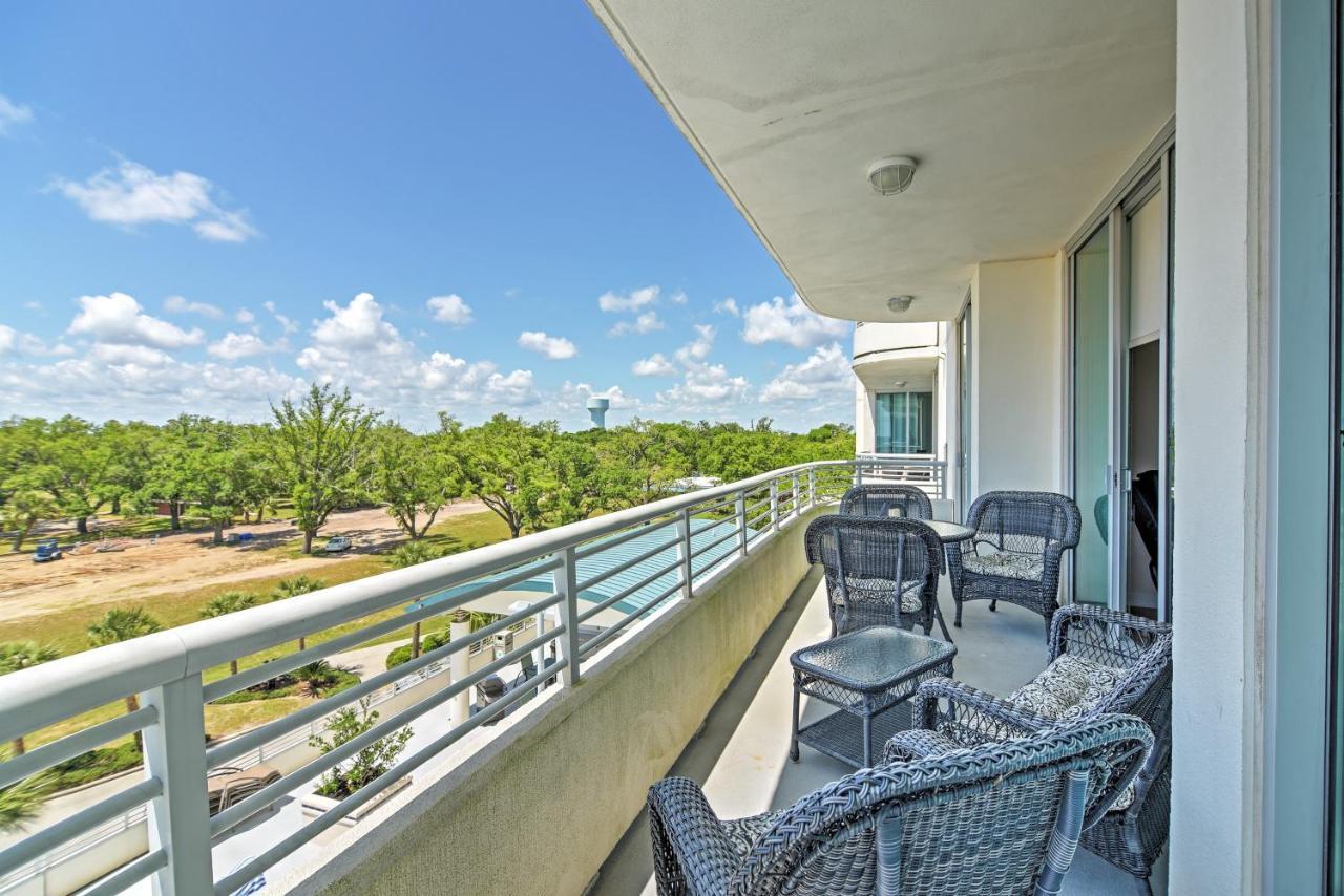 Beachside Biloxi Club Condo Balcony With Ocean View Exterior foto